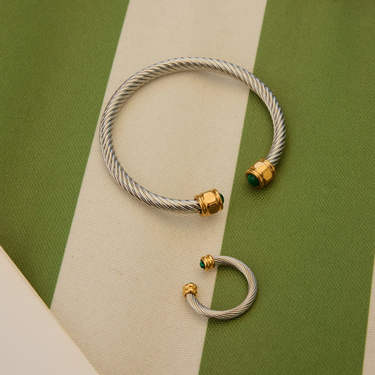 Emerald Coast Dreaming earrings & ring
